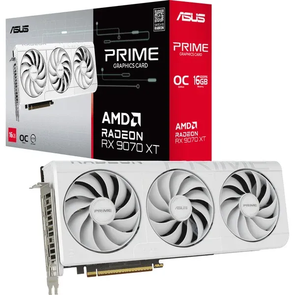ASUS PRIME Radeon RX 9070 XT OC WHITE grafische kaart (5)