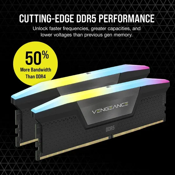 Corsair Vengeance RGB 32 GB DDR5-6000 (2x 16 GB) werkgeheugen (5)