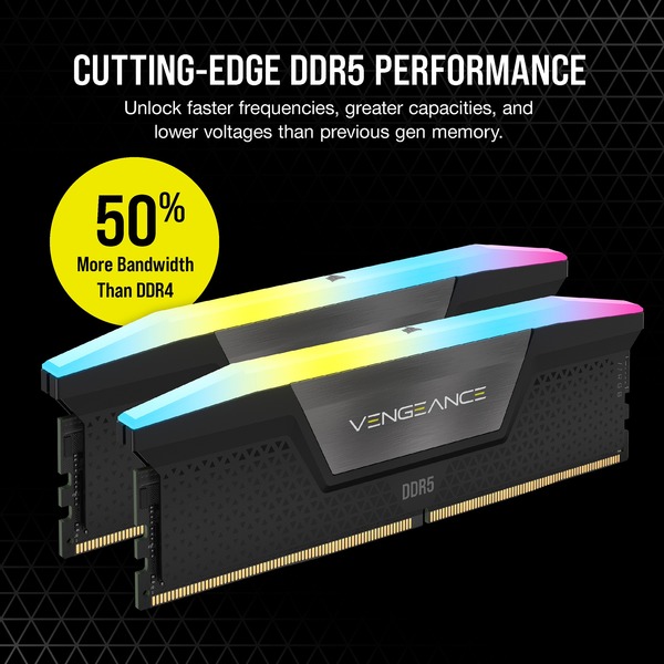 Corsair Vengeance RGB 32 GB DDR5-6000 (2x 16 GB) werkgeheugen (4)