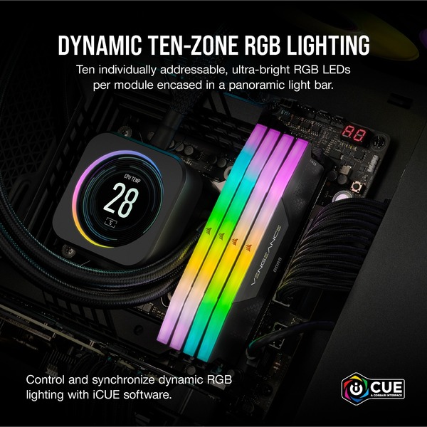 Corsair Vengeance RGB 32 GB DDR5-6000 (2x 16 GB) werkgeheugen (5)
