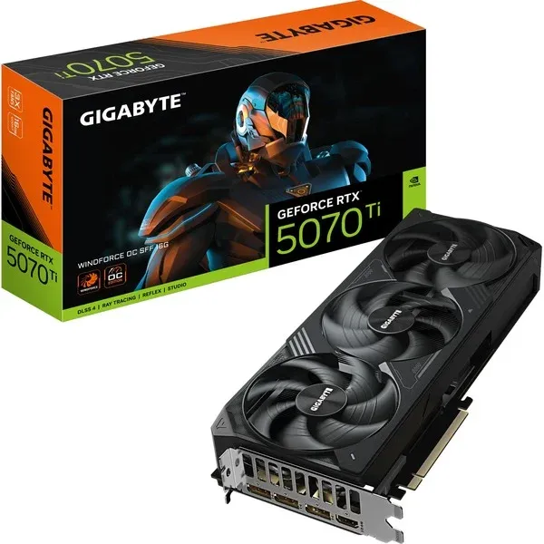 GIGABYTE GeForce RTX 5070 Ti WINDFORCE OC SFF 16G grafische kaart (5)