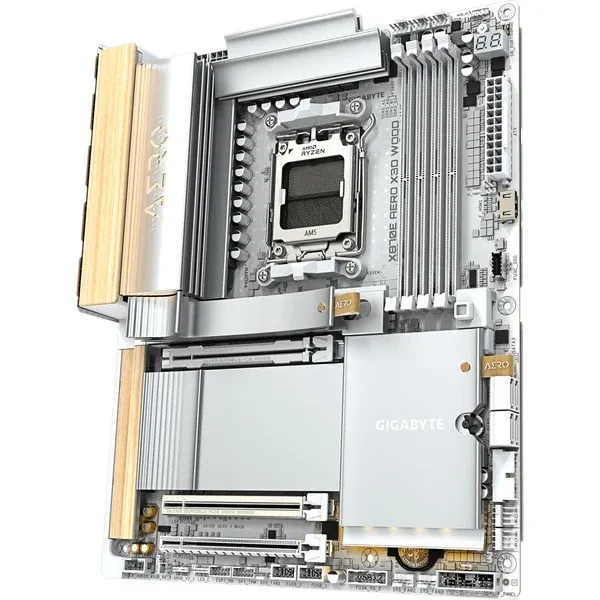 GIGABYTE X870E AERO X3D WOOD socket AM5 moederbord (4)
