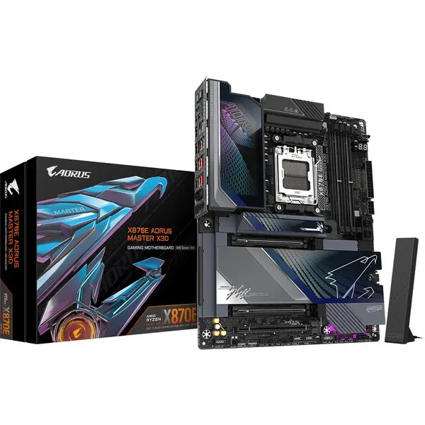 GIGABYTE X870E AORUS MASTER X3D socket AM5 moederbord