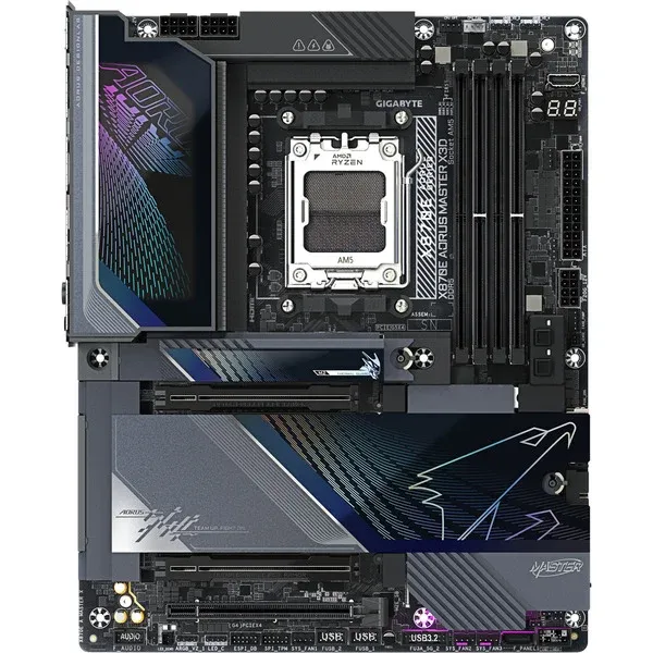 GIGABYTE X870E AORUS MASTER X3D socket AM5 moederbord (3)