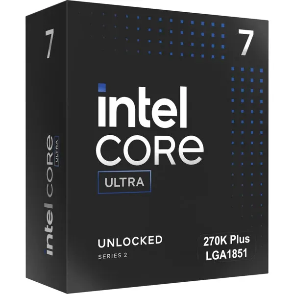 Intel® Core Ultra 7 270K Plus, 3,9 GHz (5,5 GHz Turbo Boost) socket 1851 processor
