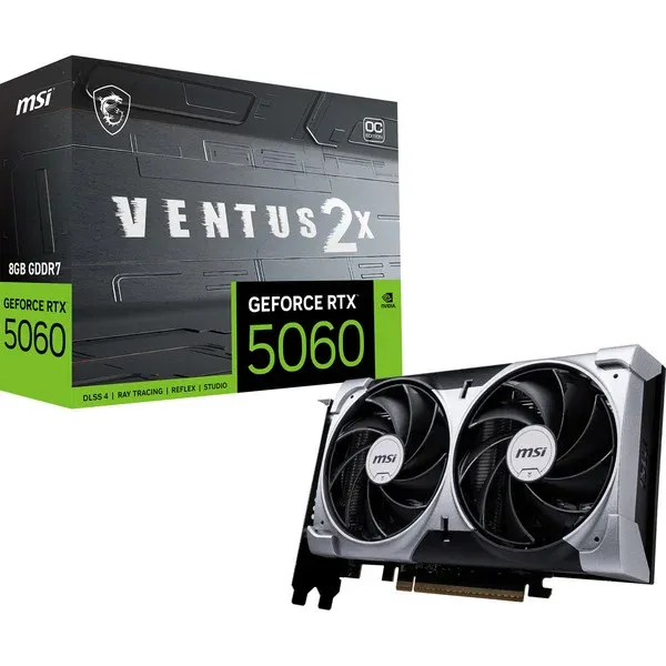 MSI GeForce RTX 5060 8G VENTUS 2X OC grafische kaart (5)