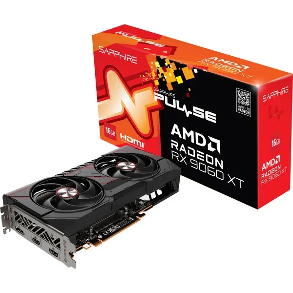 SAPPHIRE Radeon RX 9060 XT PULSE 16GB OC grafische kaart (3)