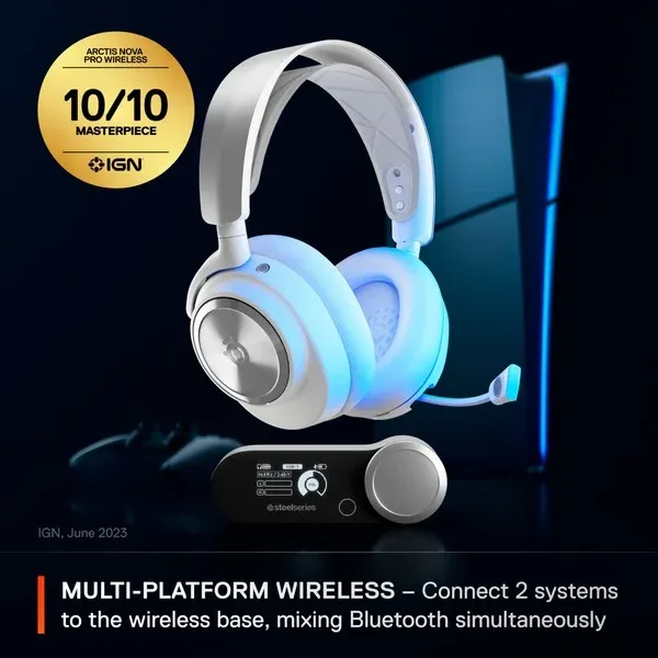 SteelSeries Arctis Nova Pro Wireless over-ear gaming headset (3)